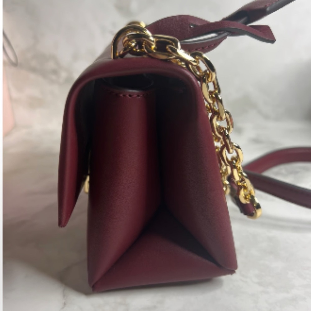 Michael Kors - Cece Small Shoulder Bag $448 ( Dark Cherry Color). Condition new - Picture 6 of 7